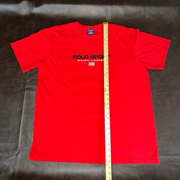 Polo by Ralph Lauren Red Short Sleeve Tee - Picture 5 of 6